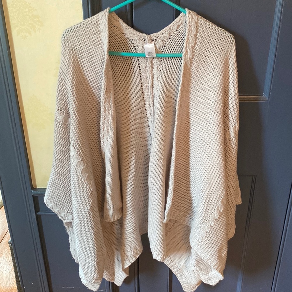 Super Soft Knit sweater wrap..